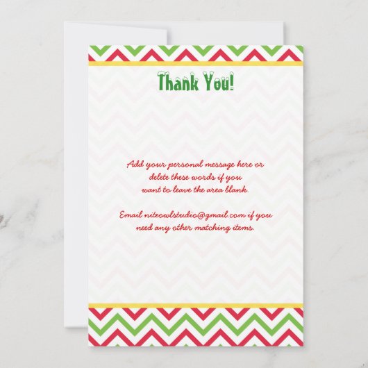 Festive Ugly kerstSweater Party Bedankt (Achterkant)