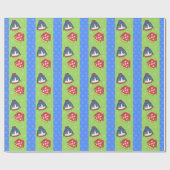 Festive Ugly Sweater Holiday Wrapping Paper Cadeaupapier (Vlak)