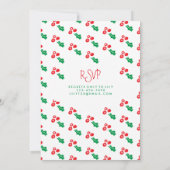 Festive Ugly Sweater Kerstparty Uitnodigingen (Achterkant)