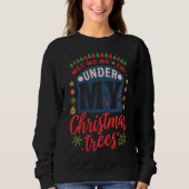 Festive “Under My Christmas Trees” Holiday Sweatsh Trui (Voorkant)