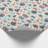 Festive Vakantie-opvulpapier Cadeaupapier (Hoek)