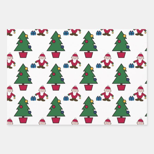 Festive Vakantie-opvulpapier Inpakpapier Vel (Voorkant)