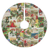 Festive  Victoriaans kerstkerstkerstkerstbekkencol Kerstboom Rok (Voorkant)