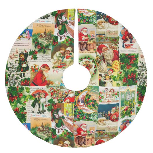 Festive  Victoriaans kerstkerstkerstkerstbekkencol Kerstboom Rok (Voorkant)