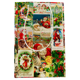 Festive  Victoriaans kerstkerstkerstkerstbekkencol Medium Cadeauzakje