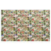 Festive Victoriaans kerstkerstkerstkerstbekkencol Stof (Yard (91,4 cm))