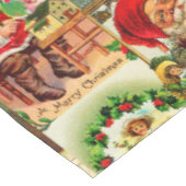 Festive  Victoriaans kerstkerstkerstkerstbekkencol Tafelkleed (Gekanteld)