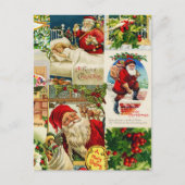 Festive Victoriaans kerstkerstkerstkerstspeelgoed Briefkaart (Voorkant)