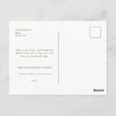 Festive  Victoriaans kerstkerstkerstkerstspeelgoed Briefkaart (Achterkant)