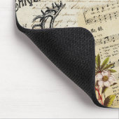 Festive  Victoriaans kerstmeisje Holly Muismat (Hoek)