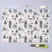 Festive  Victoriaans Kerstmis met Kerstman Tissuepapier (Craft)