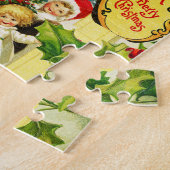 Festive Vintage kerstkerstkerstkerstkerstkerstkers Legpuzzel (Zijkant)