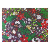 Festive Vintage Kerstmis Botanical Forest Tafelkleed (Voorkant (Horizontaal))