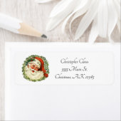 Festive Vintage kerstmis Etiket (Insitu)