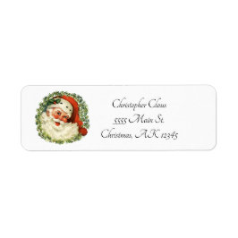 Festive Vintage kerstmis Etiket