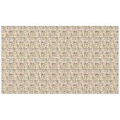 Festive Vintage Kerstmis Vogel en Bloem Ephemera Tafelkleed (Voorkant (Horizontaal))