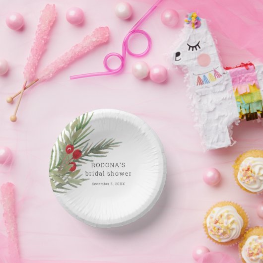 Festive-Vrijgezellenfeest met kerstgrint Papieren Kommen (Feest)