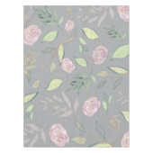 Festive Waterverf Flowers 2 Tafelkleed (Voorkant)