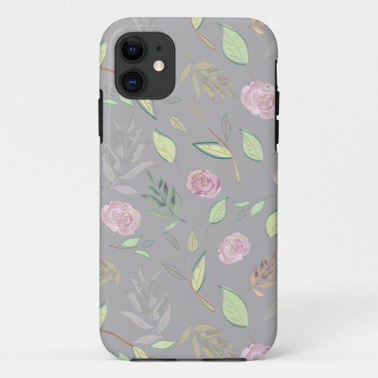 Festive Waterverf Flowers 6 Case-Mate iPhone Case (Achterkant)