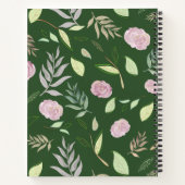 Festive Waterverf Flowers 8 Notitieboek (Achterkant)