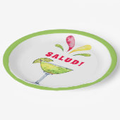 Festive Waterverf Margarita | Bord groenboek (Gekanteld)