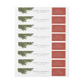 Festive Waterverf Return Address Labels (Vel)