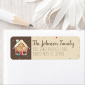 Festive Waterverf Typography + Gingerbrood House Etiket (Insitu)