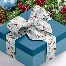 Festive-Waterverf voor kerstcadeautjes Satijnen Lint