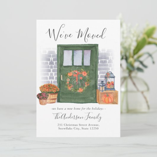 Festive we hebben Pumpkin-deur-vakantiebeweging ve Aankondiging (Staand voorkant)