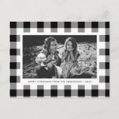 Festive White Buffalo Plays Single Photo met Kerst Briefkaart (Voorkant)