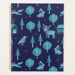Festive Winter Animals Planner
