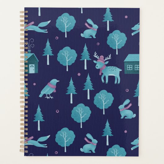 Festive Winter Animals Planner (Voorkant)