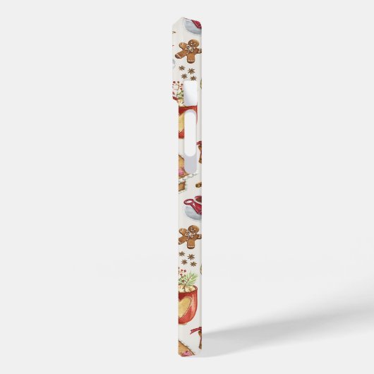 Festive Winter Drinken en desserts Case-Mate iPhone Case (Achterkant / Links)
