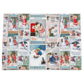 Festive Winter Fun kerstkaart Collage Groot Cadeauzakje (Voorkant)