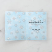 Festive Winter Owl Merry Kerstry Kaart (Binnen)