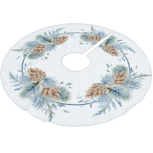 Festive Winter Pine and Evergreens Kerstboom Rok