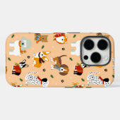 Festive Winter Puppy Scarves Case-Mate iPhone Case (Achterkant (horizontaal))