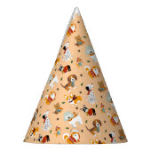 Festive Winter Puppy Scarves Feesthoedjes (Links)