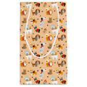 Festive Winter Puppy Scarves Klein Cadeauzakje (Achterkant)