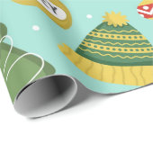 Festive Winter Wonderland Cadeaupapier (Rol Hoek)