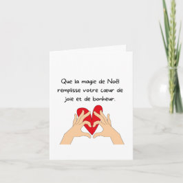 Festive Wishes: Christmas Magic Greeting Card for Bedankkaart