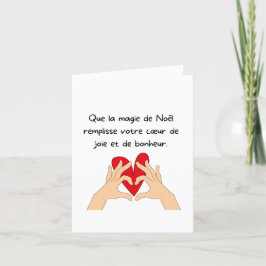 Festive Wishes: Christmas Magic Greeting Card for Bedankkaart