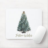 Festive Wishes. Christmas tree design Muismat (Met muis)
