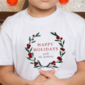 Festive Wreath Family Christmas T-shirt