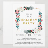 Festive Wreath Holiday Kaart (Voorkant / Achterkant)