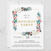 Festive Wreath Holiday Kaart (Voorkant)