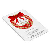 Festive Wreath Holiday Magneet (Rechterzijde)