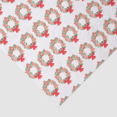 Festive Wreats Kerstmis Tissuepapier (Detail)