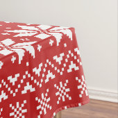 Festive Xmas voor kerstfeestdagen in Californië Tafelkleed (Voorbeeld)