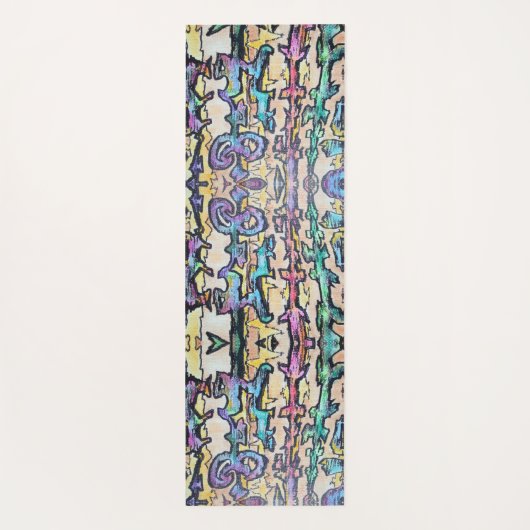 Festive Yoga Mat (Achterkant)